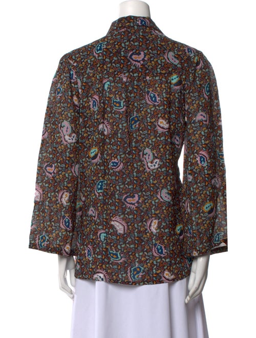 Balenciaga 2013 Printed Blouse