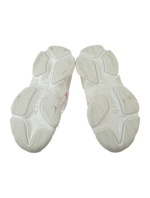 Balenciaga Triple S All Over Print Chunky Sneakers