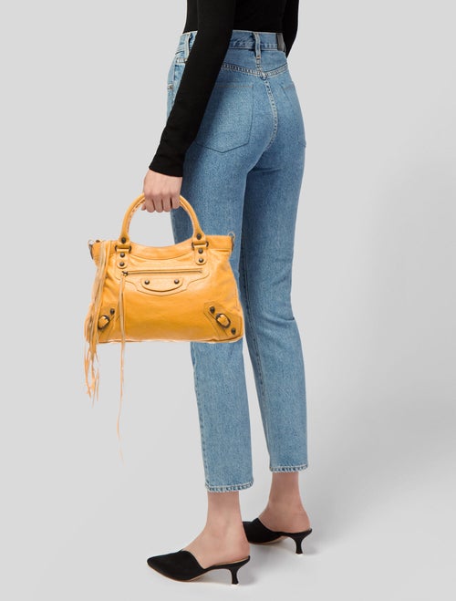 Balenciaga Leather Motocross Classic City