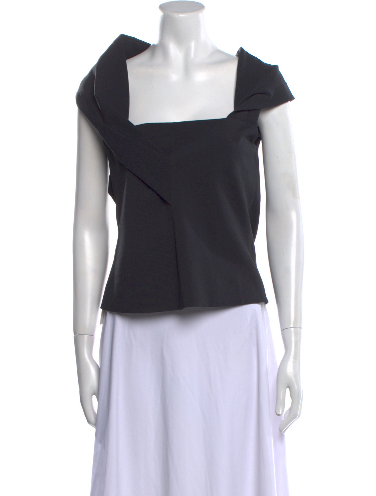 Balenciaga 2016 Silk Crop Top