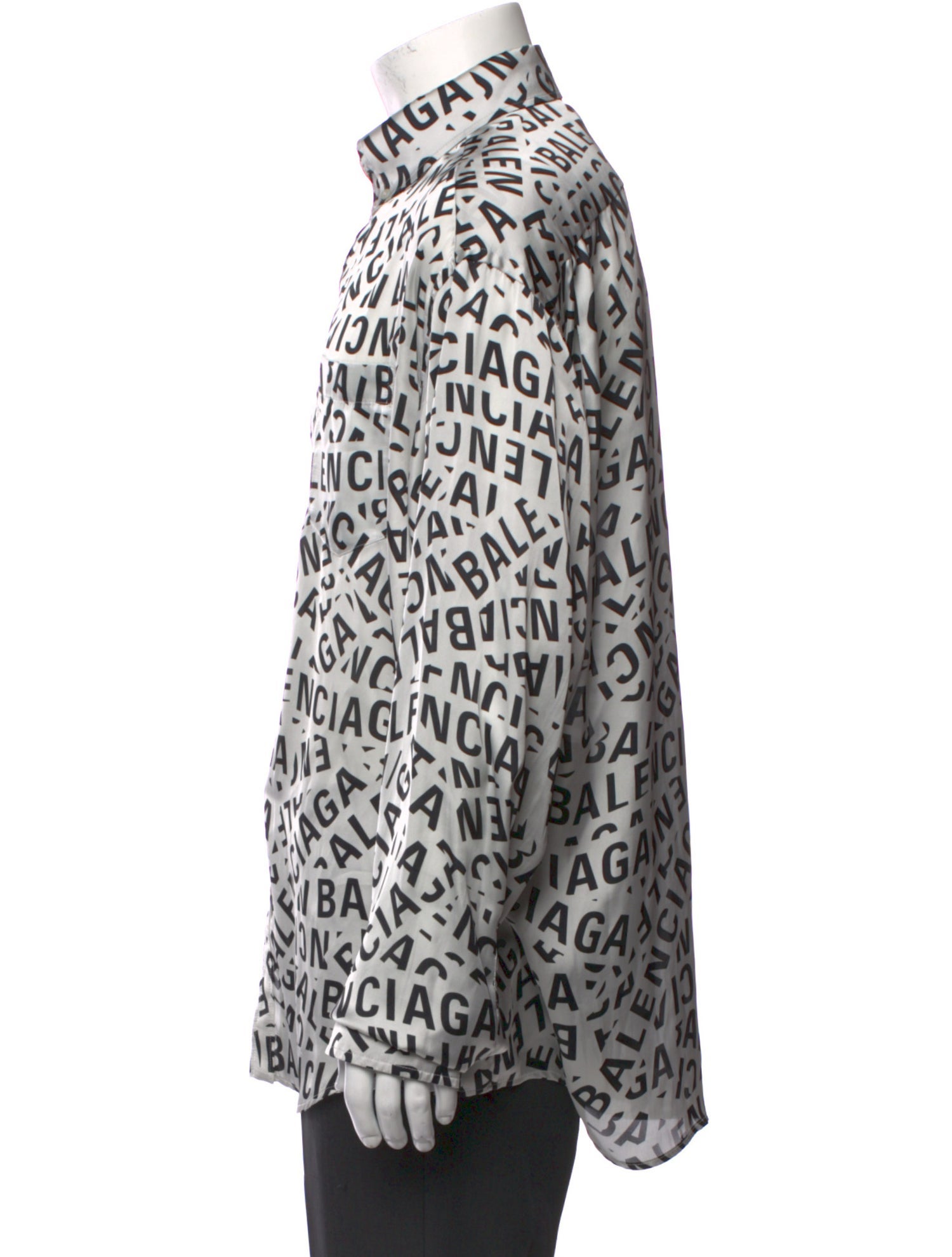 Balenciaga 2022 Signature Logo Shirt w/ Tags