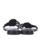 Balenciaga Leather Studded Accents Slides