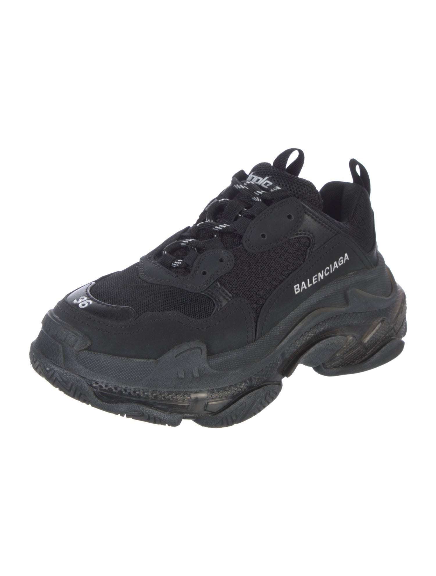 Balenciaga Triple S 'Clear Sole' Chunky Sneakers