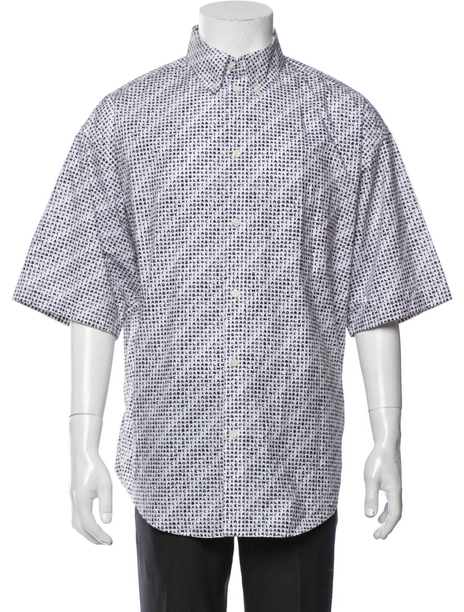 Balenciaga 2020 Plaid Print Shirt