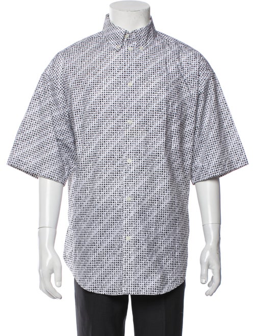 Balenciaga 2020 Plaid Print Shirt