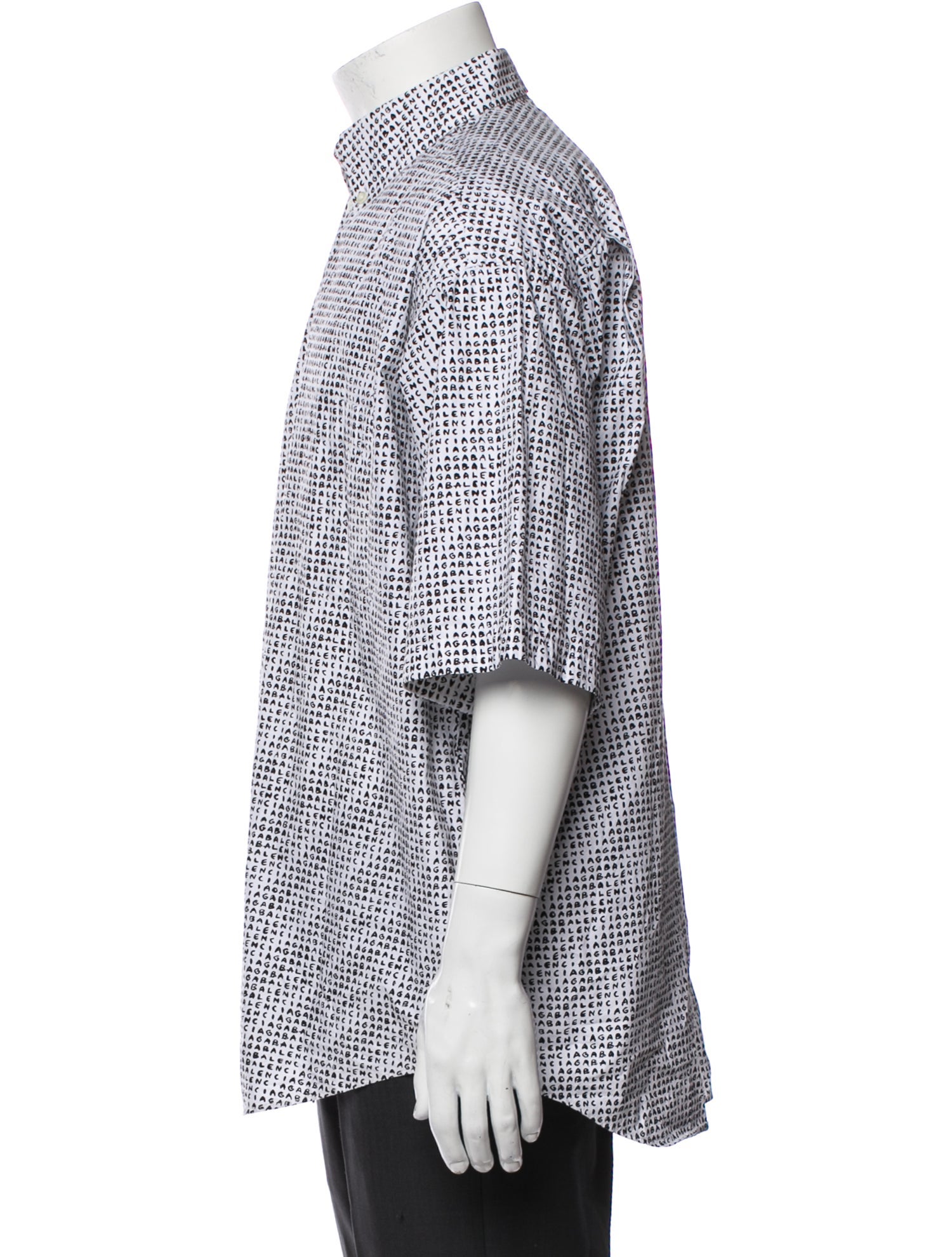 Balenciaga 2020 Plaid Print Shirt