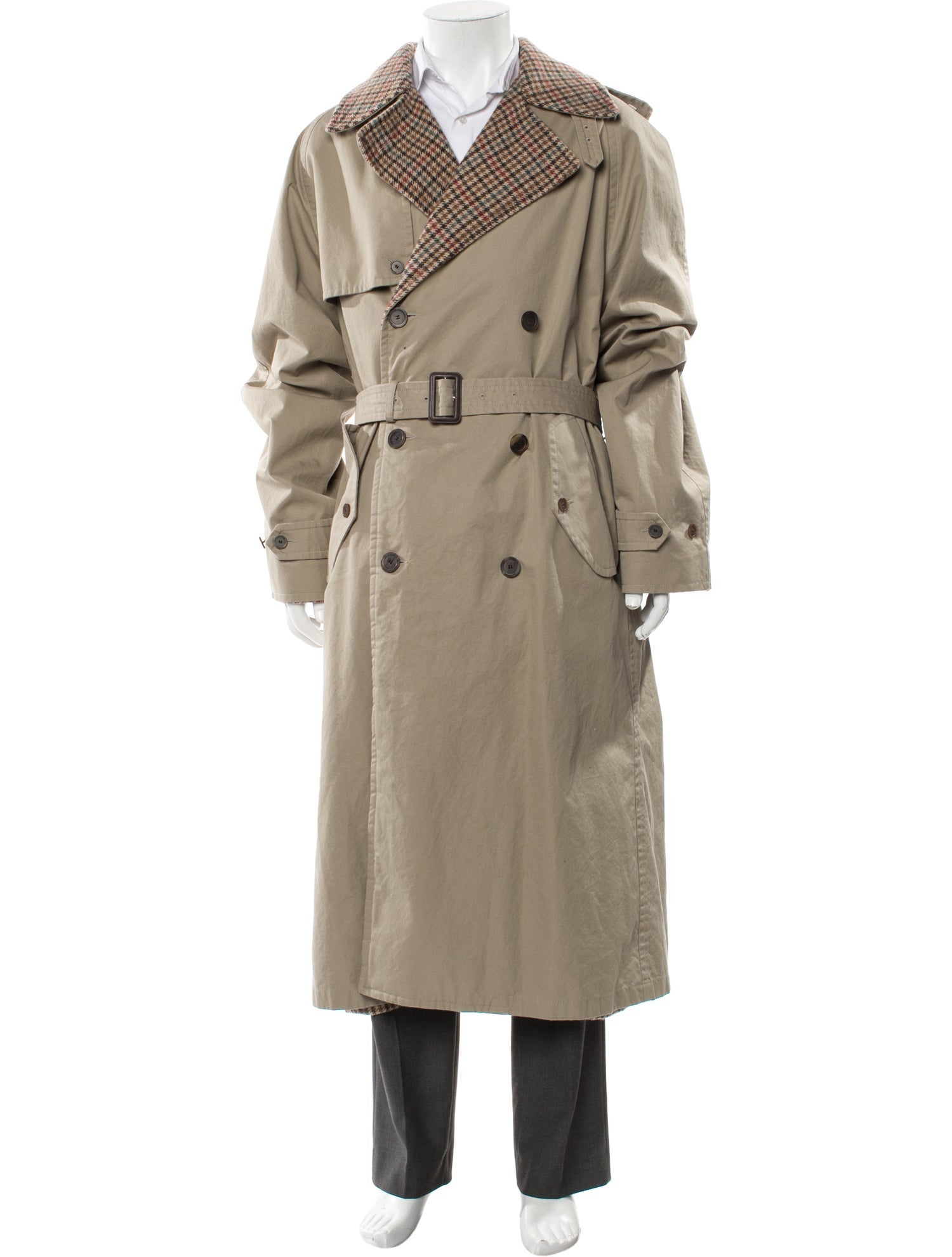 Balenciaga 2022 Reversible Trench Coat w/ Tags