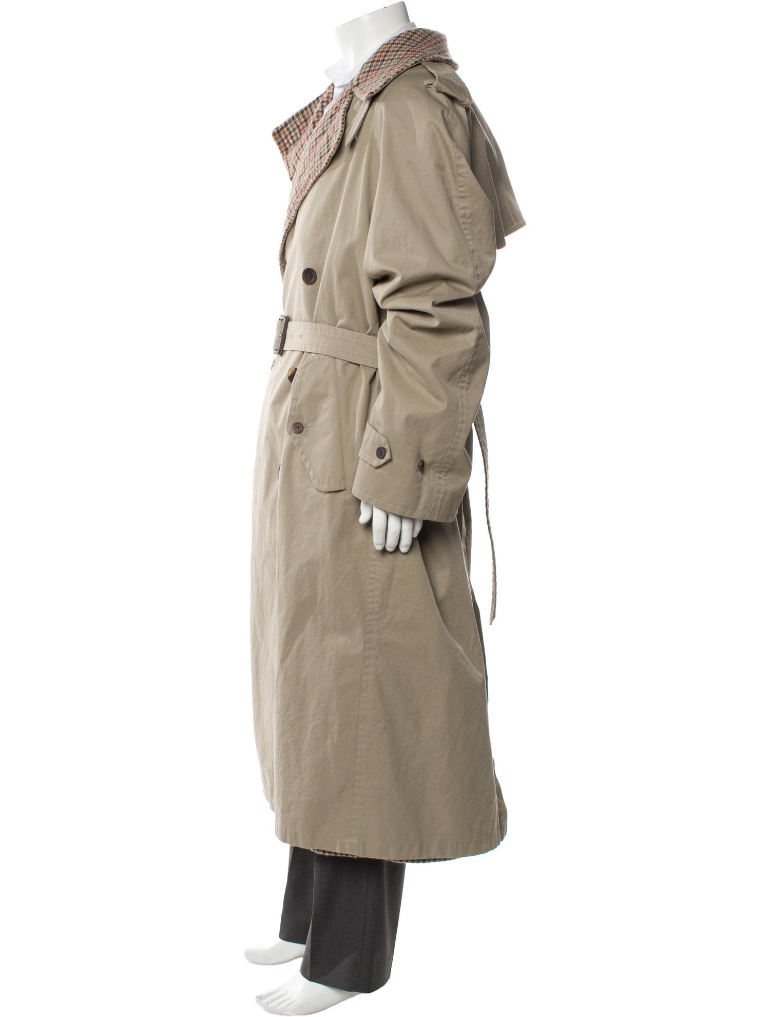 Balenciaga 2022 Reversible Trench Coat w/ Tags