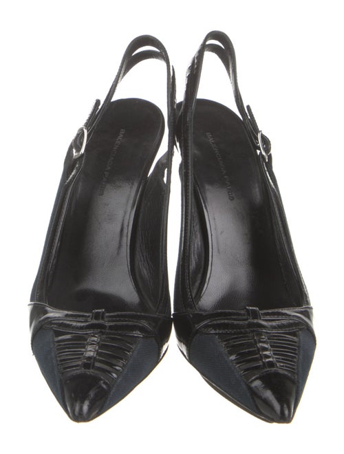 Balenciaga Canvas Slingback Pumps