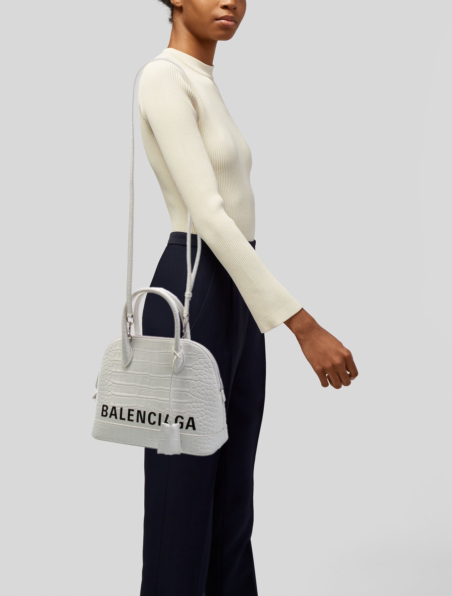 Balenciaga Leather Top Handle Bag