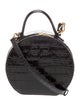 Balenciaga Embossed Leather Vanity Round XS