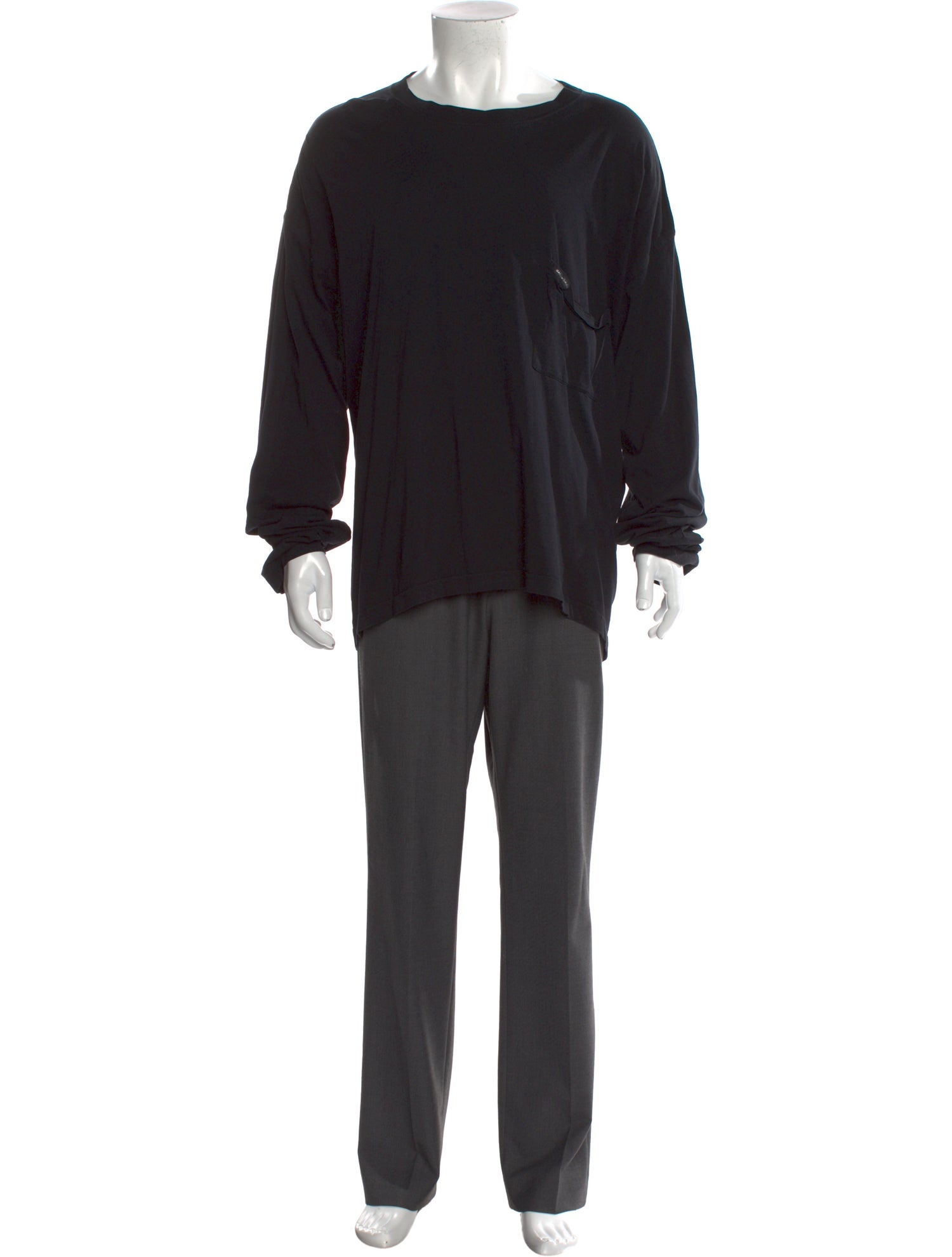 Balenciaga 2017 Scoop Neck T-Shirt