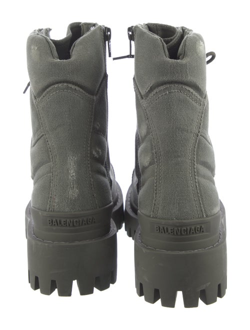 Balenciaga Canvas Combat Boots