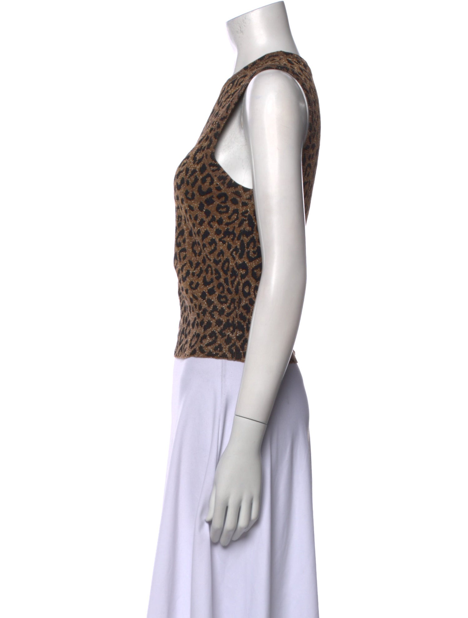 Balenciaga 2017 Animal Print Top