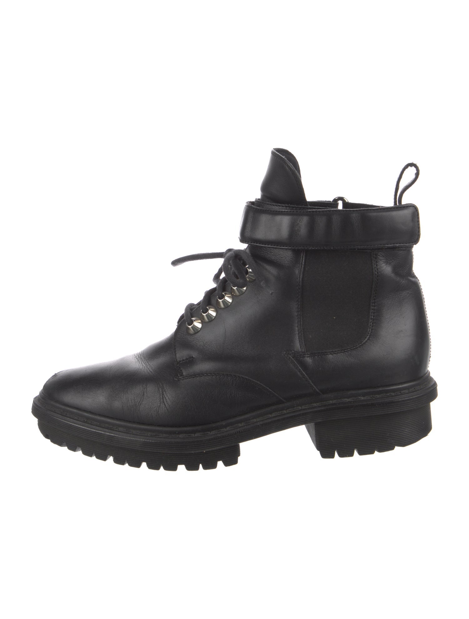 Balenciaga Leather Combat Boots