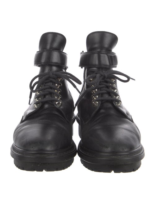 Balenciaga Leather Combat Boots