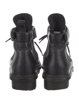 Balenciaga Leather Combat Boots