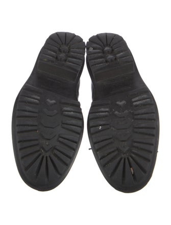 Balenciaga Leather Combat Boots