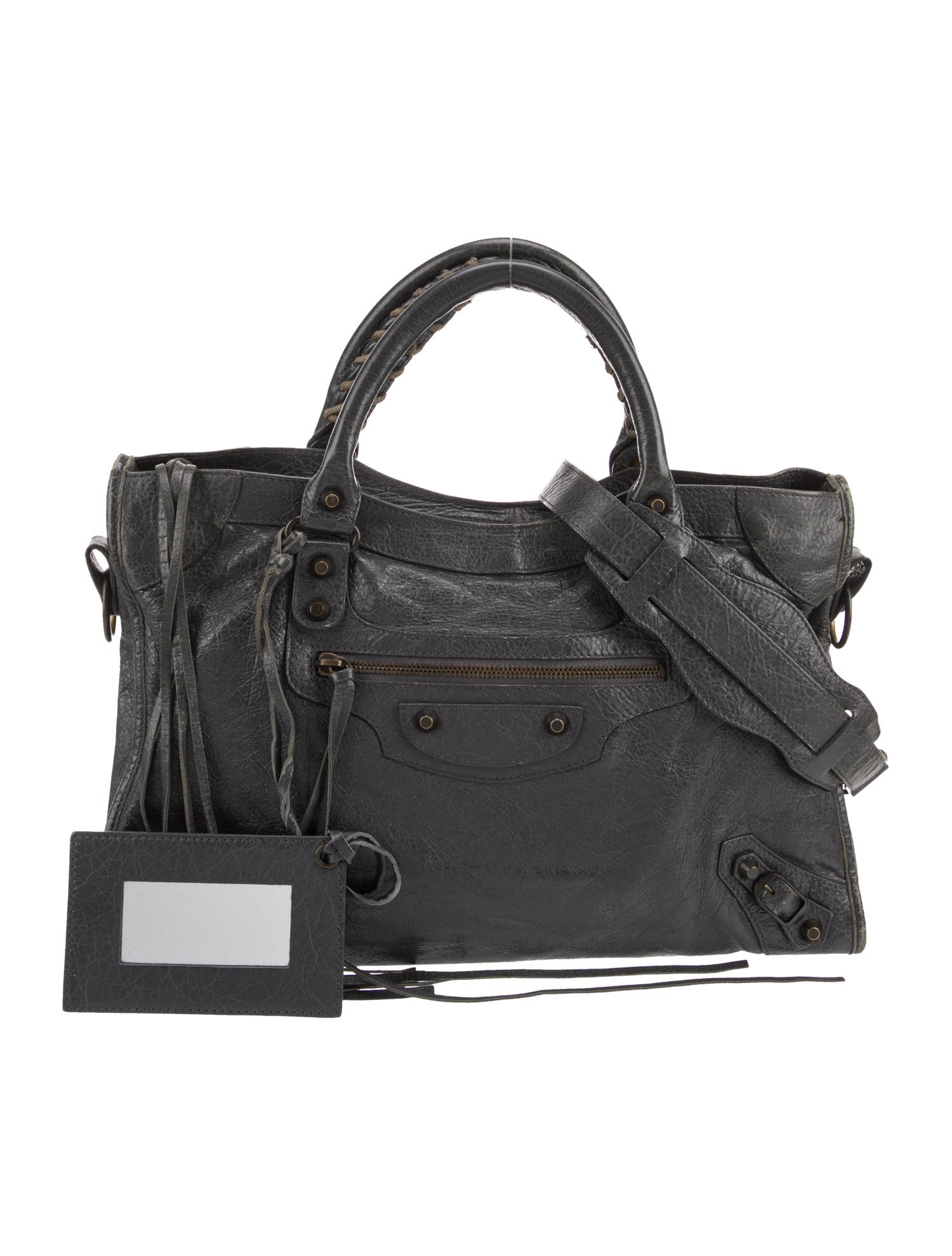 Balenciaga Leather Motocross Classic City