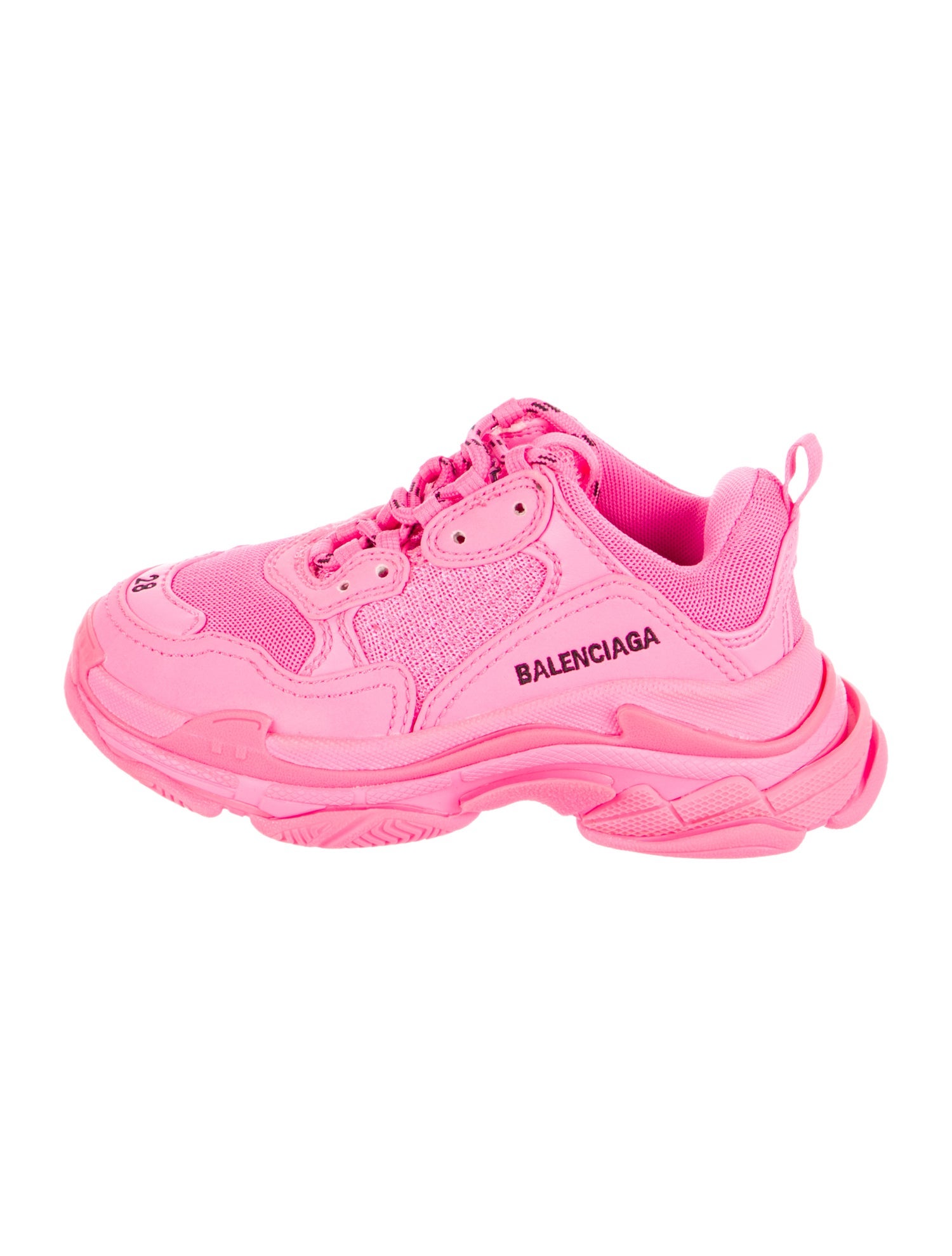 Balenciaga Girls' Triple S Low Top Sneakers