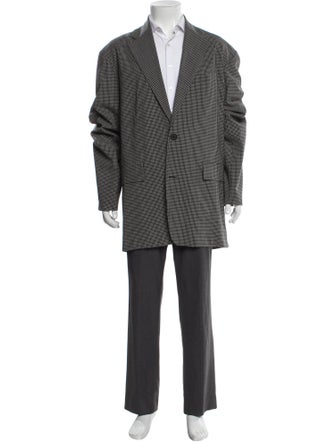 Balenciaga Plaid Blazer