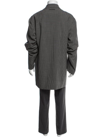Balenciaga Plaid Blazer