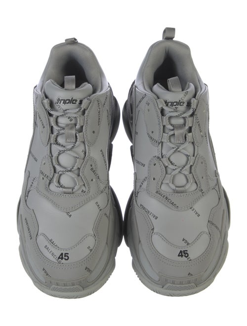 Balenciaga X All-Over Logo Triple S Sneakers
