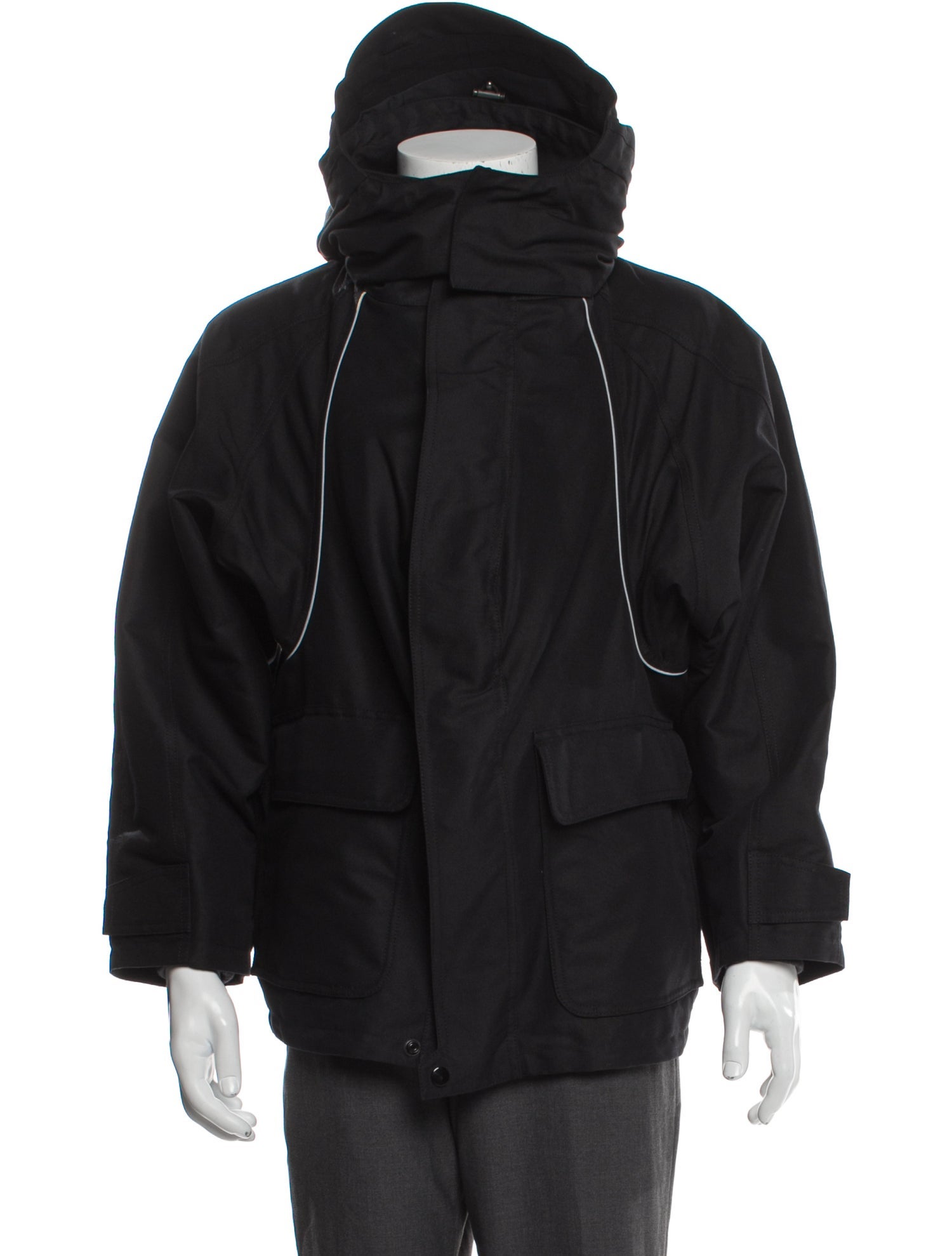 Balenciaga 2018 Graphic Print Parka w/ Tags