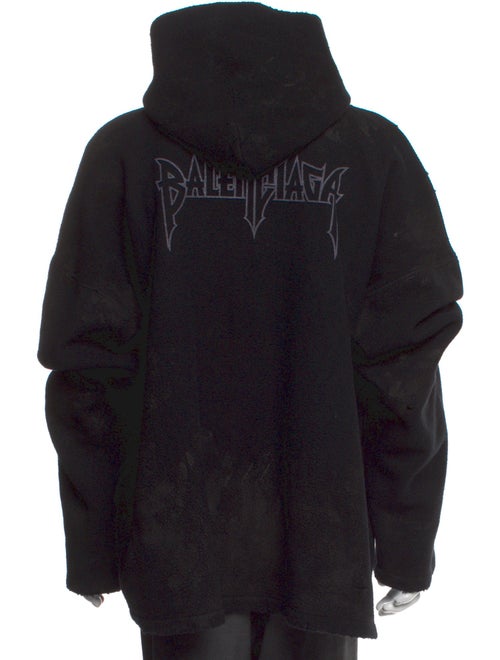 Balenciaga 2023 Fleece 'Paris Moon' Hoodie