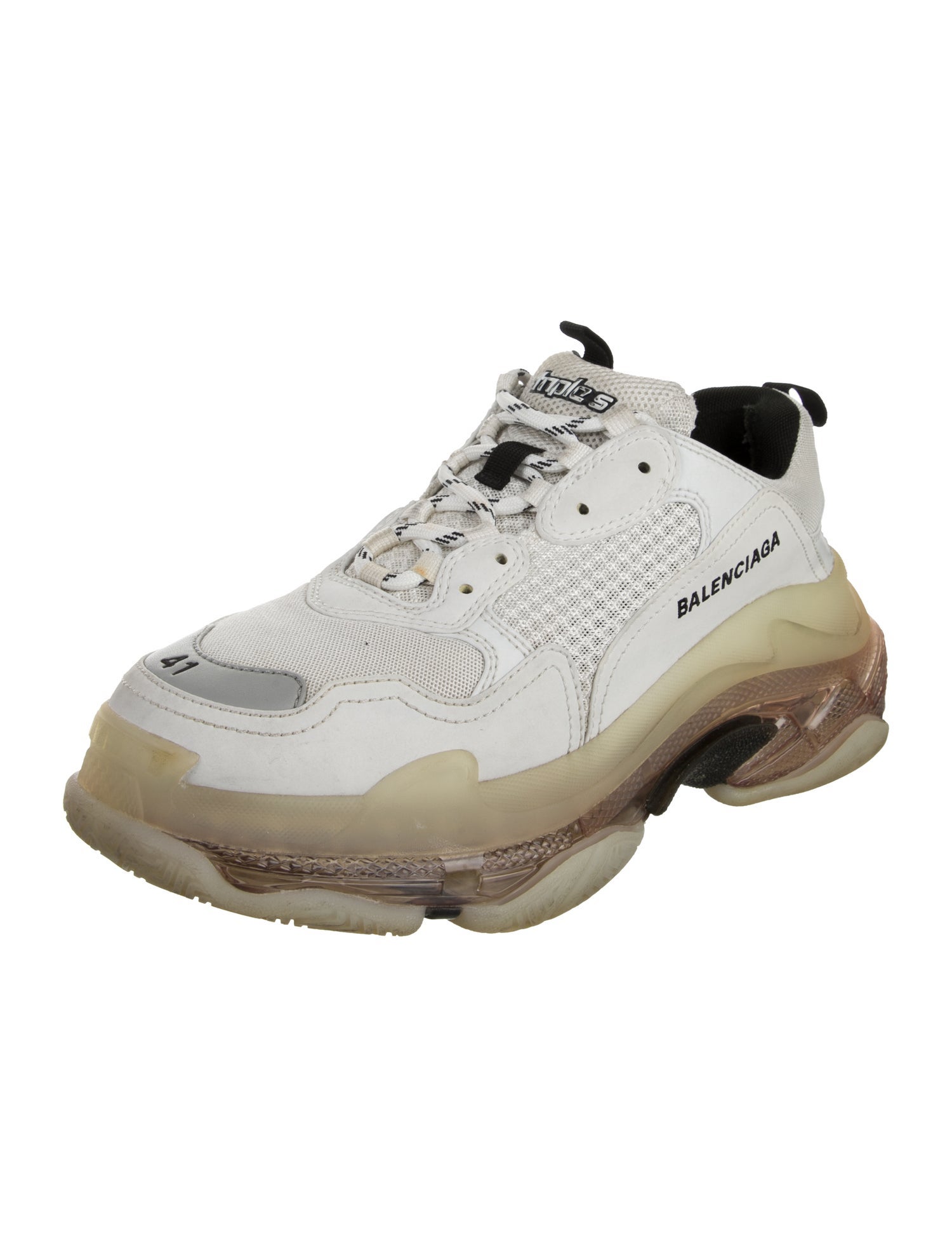 Balenciaga Triple S 'Clear Sole' Chunky Sneakers