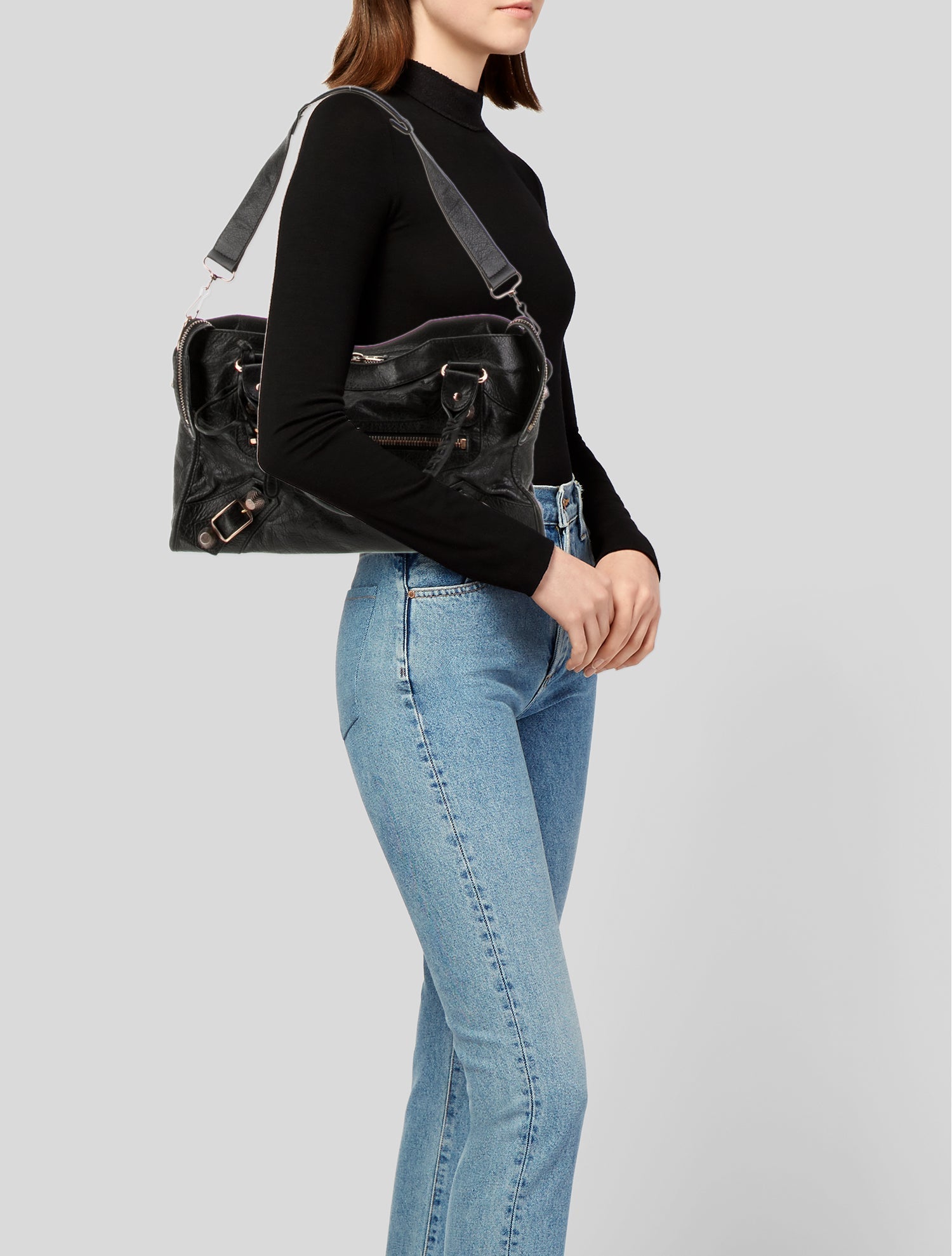 Balenciaga Leather Motocross City Giant