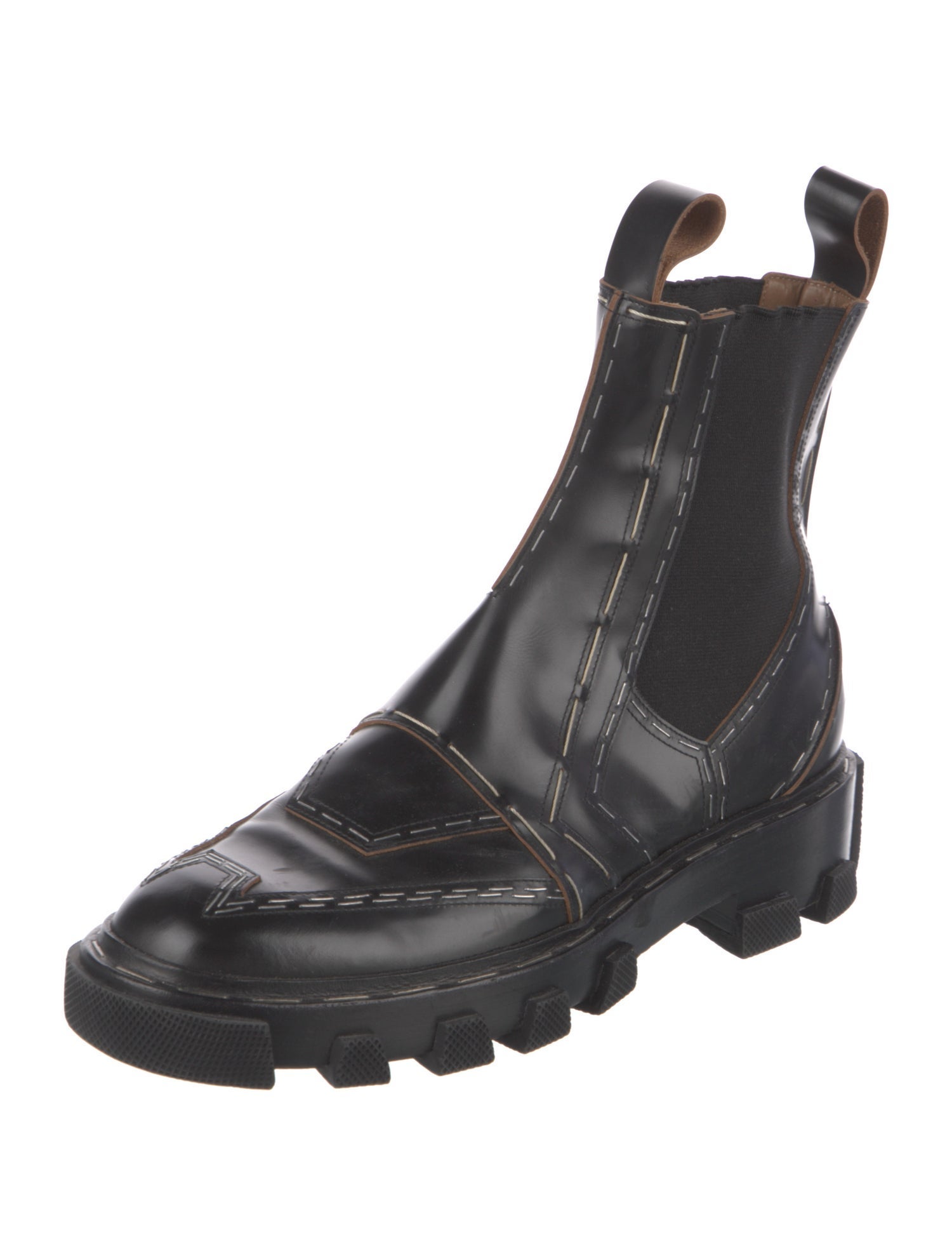 Balenciaga Leather Chelsea Boots