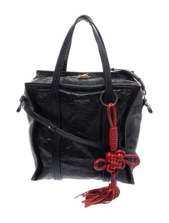 Balenciaga Leather Bazar Shopper Small