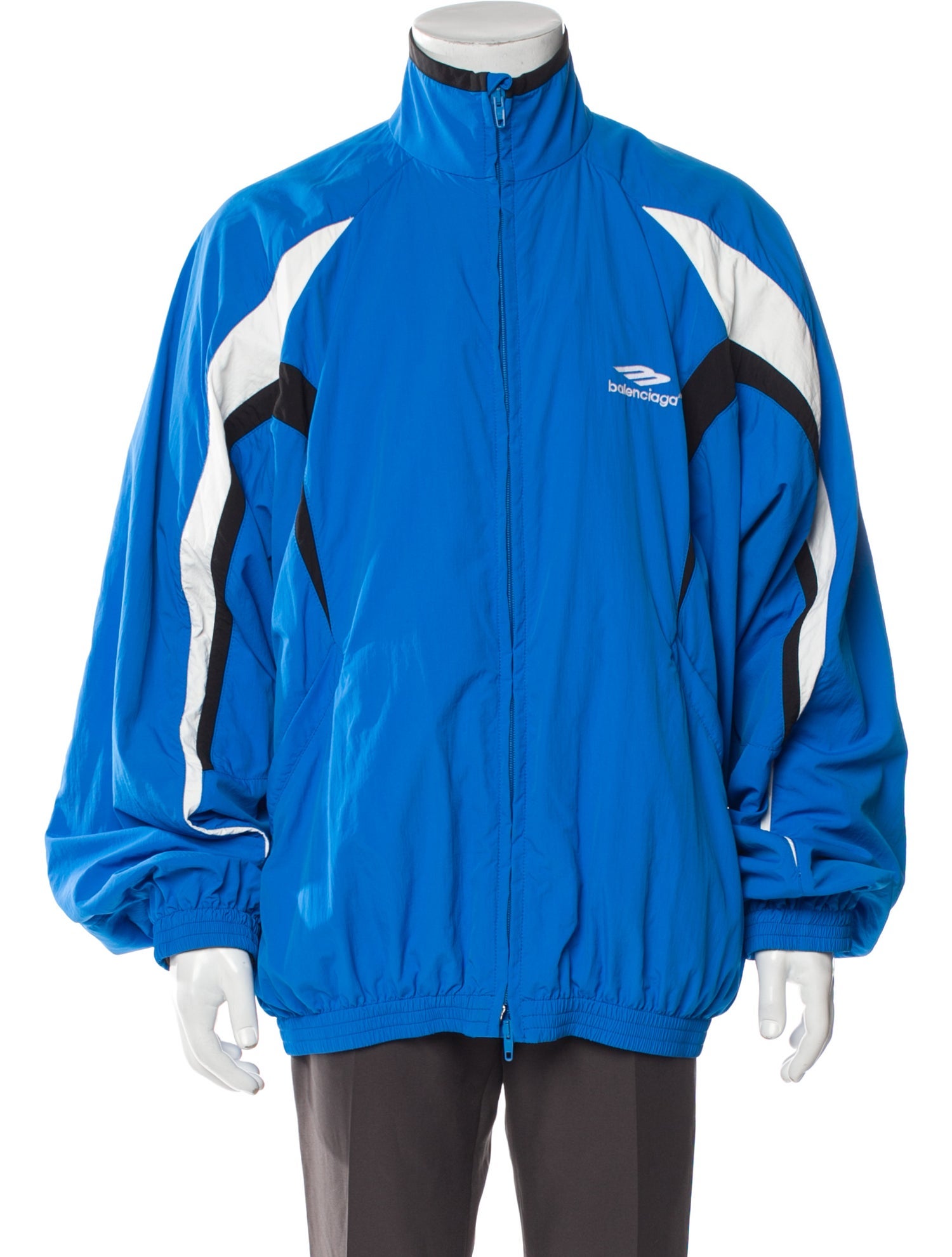 Balenciaga 2022 Striped Windbreaker