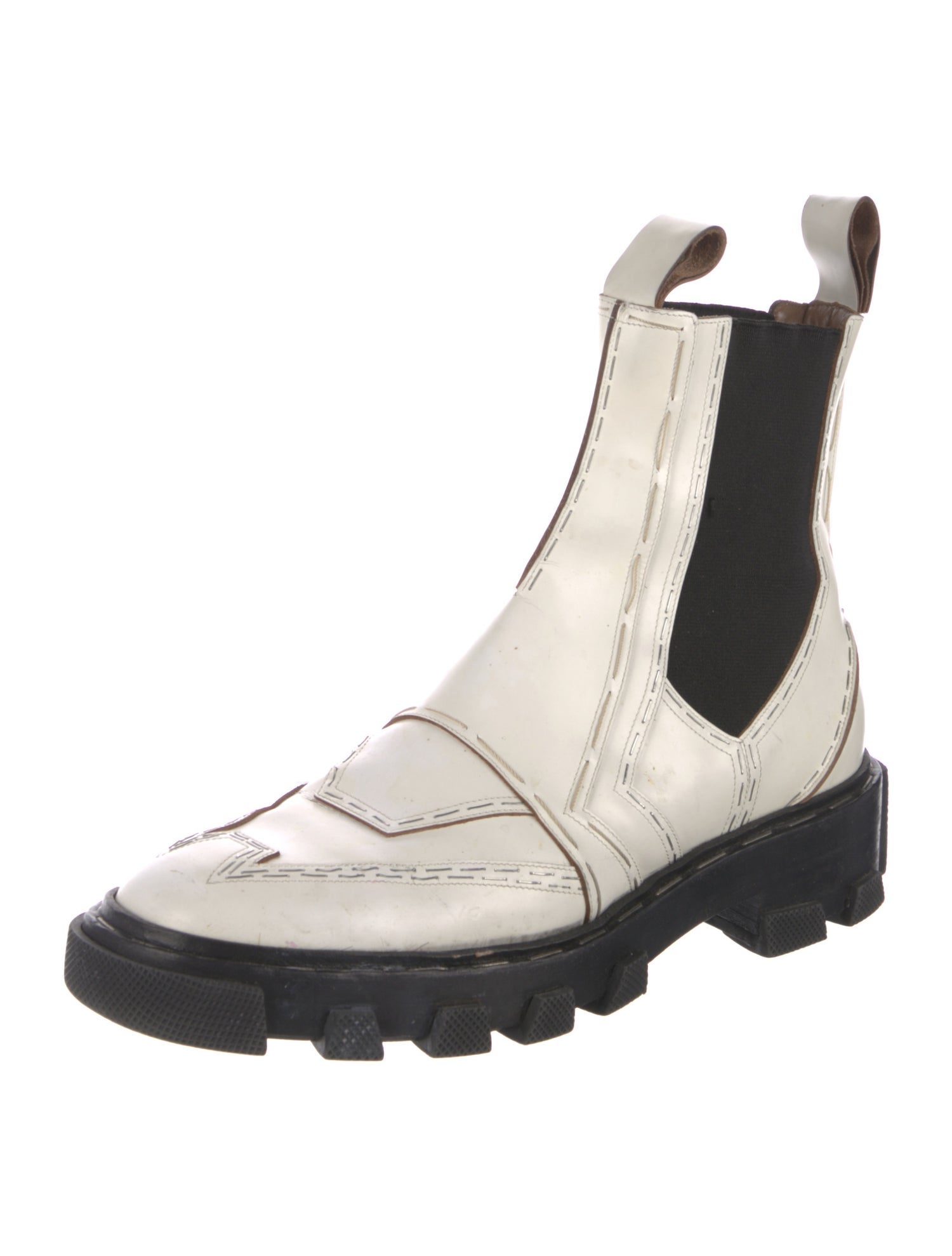 Balenciaga Leather Chelsea Boots