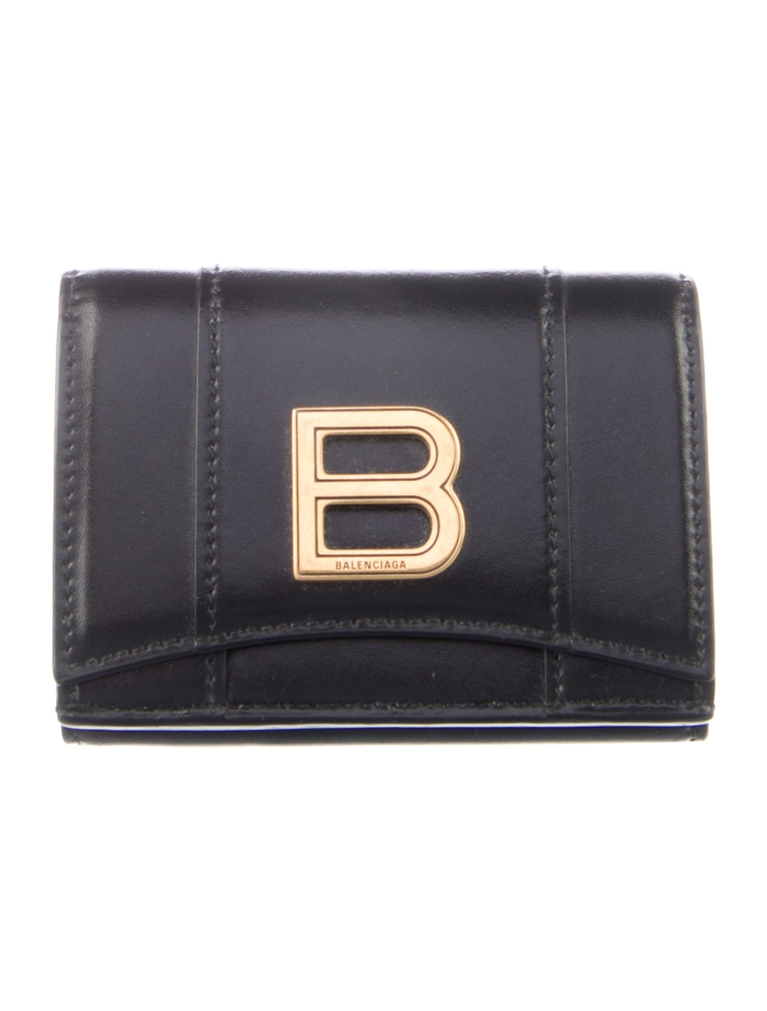 Balenciaga Leather Compact Wallet