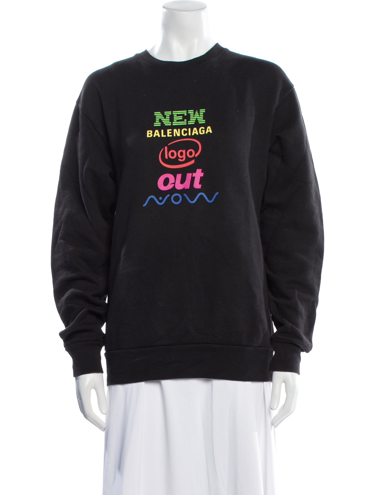 Balenciaga 2017 Graphic Print Sweater