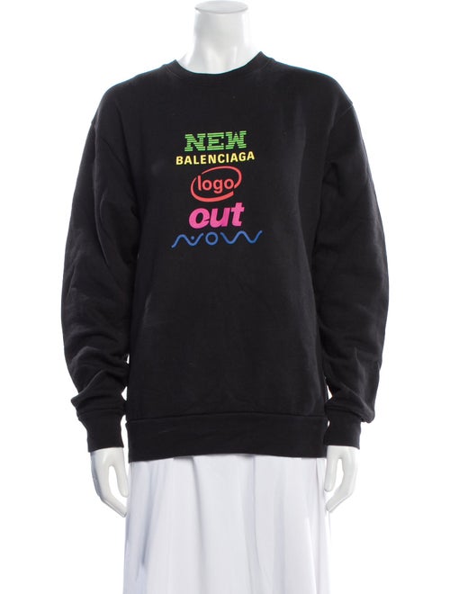 Balenciaga 2017 Graphic Print Sweater