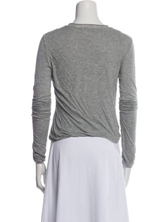 Balenciaga Le Dix Scoop Neck Top