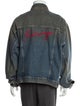 Balenciaga 2019 Signature Logo Denim Jacket
