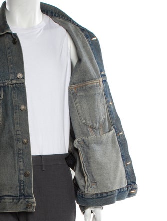 Balenciaga 2019 Signature Logo Denim Jacket