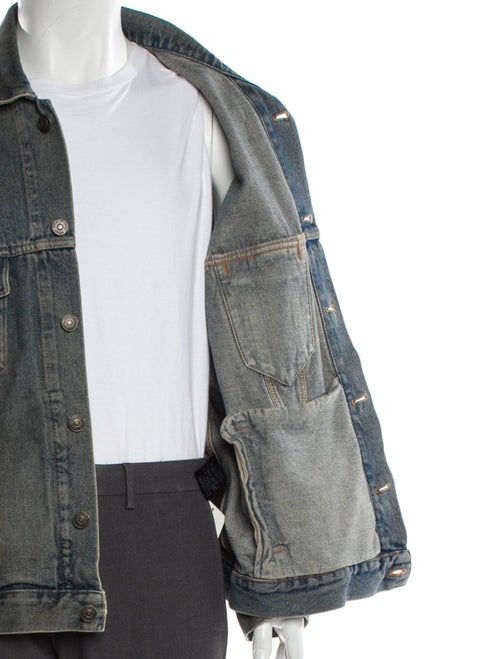Balenciaga 2019 Signature Logo Denim Jacket