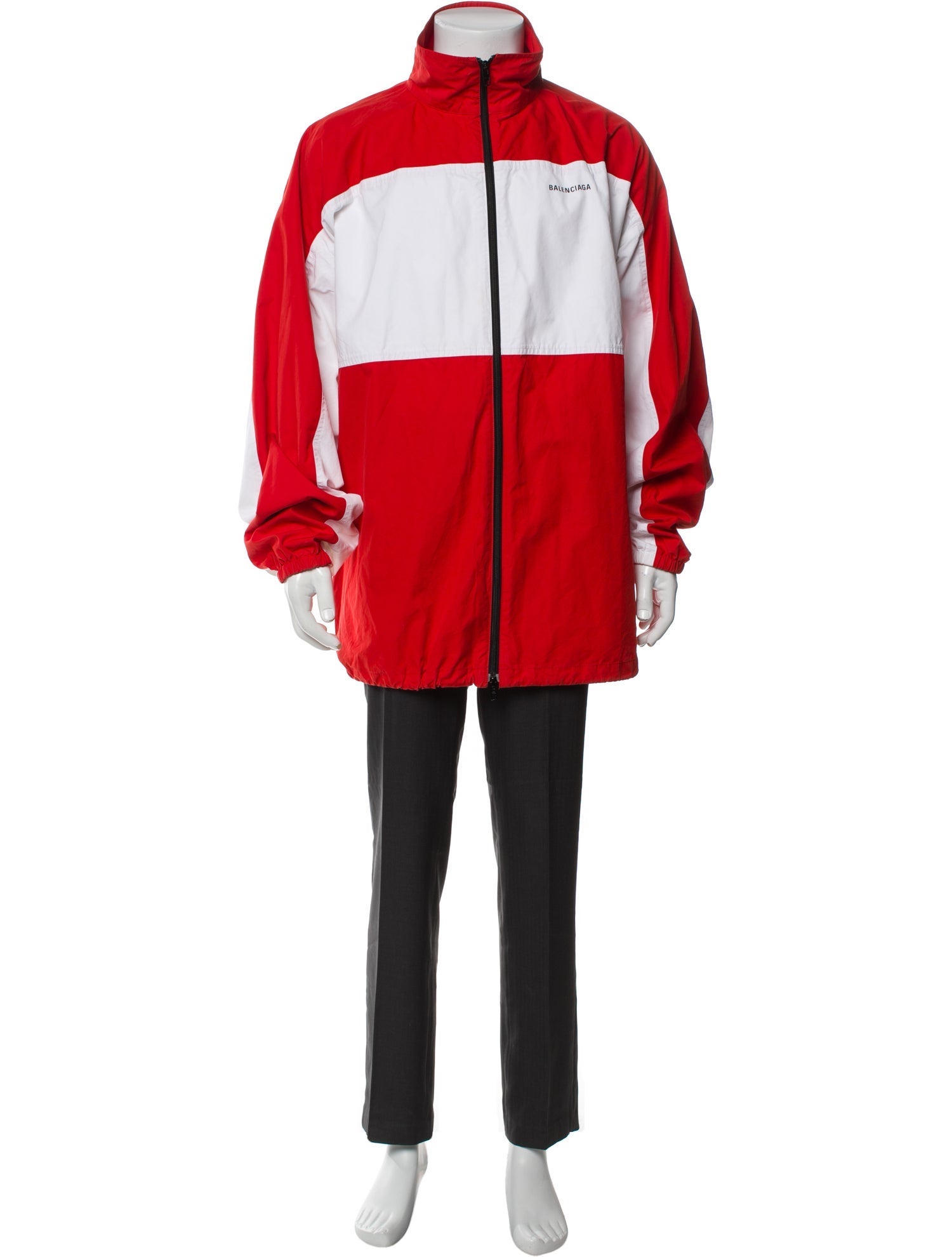 Balenciaga 2019-2020 Colorblock Pattern Windbreaker