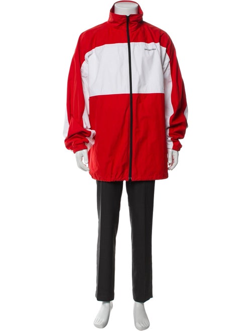 Balenciaga 2019-2020 Colorblock Pattern Windbreaker