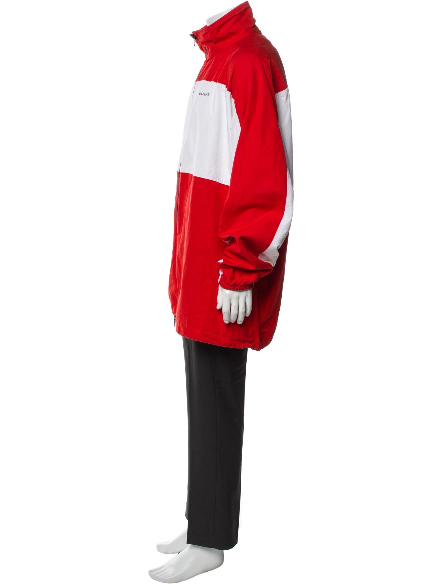 Balenciaga 2019-2020 Colorblock Pattern Windbreaker