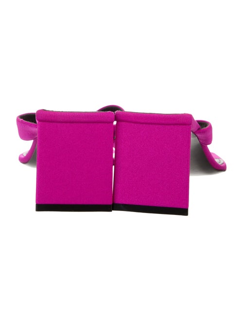 Balenciaga Satin Flip Flops