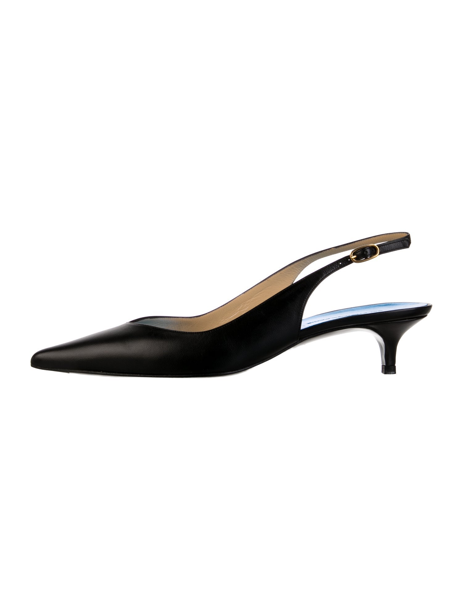 Balenciaga Leather Slingback Pumps