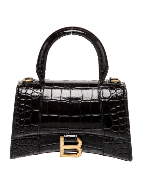 Balenciaga Embossed Leather Hourglass XS