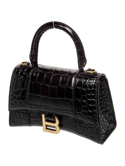 Balenciaga Embossed Leather Hourglass XS