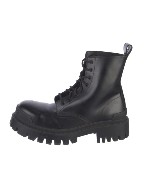 Balenciaga Leather Combat Boots